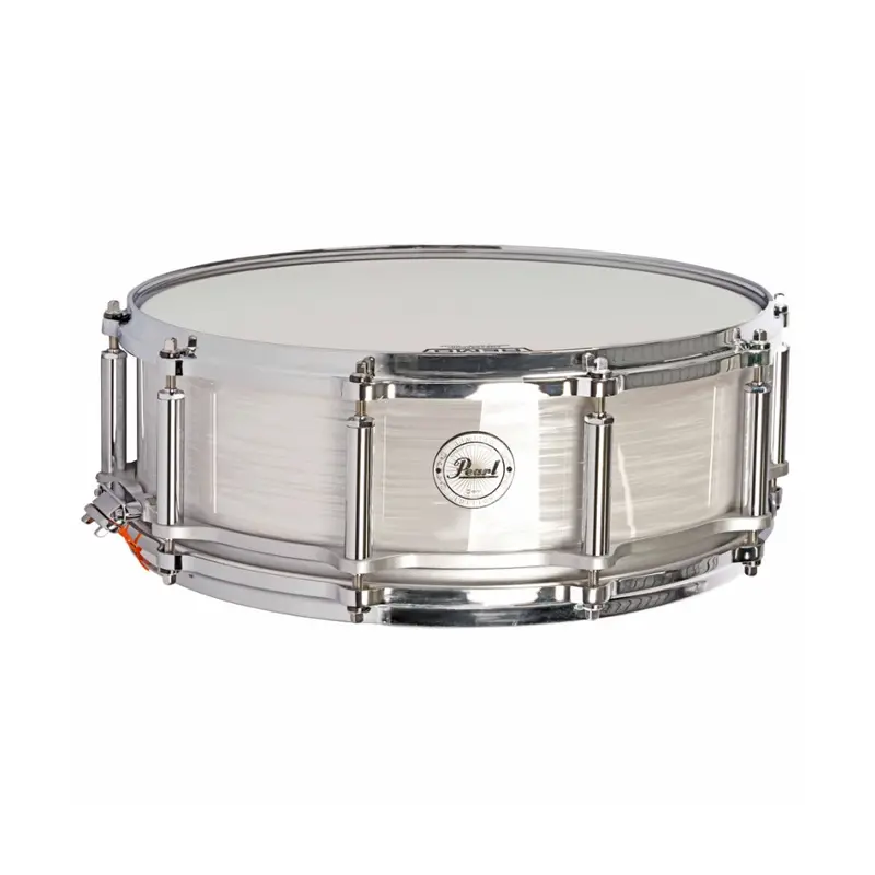Pearl 75Th Anniversary Free-Floater Phenolic Snare Drum – 14×5 Inches, Pearl White Oyster 1