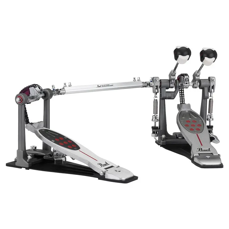 Pearl Eliminator Twin Bass Drum Pedal – Chain Drive With Hard Case 1