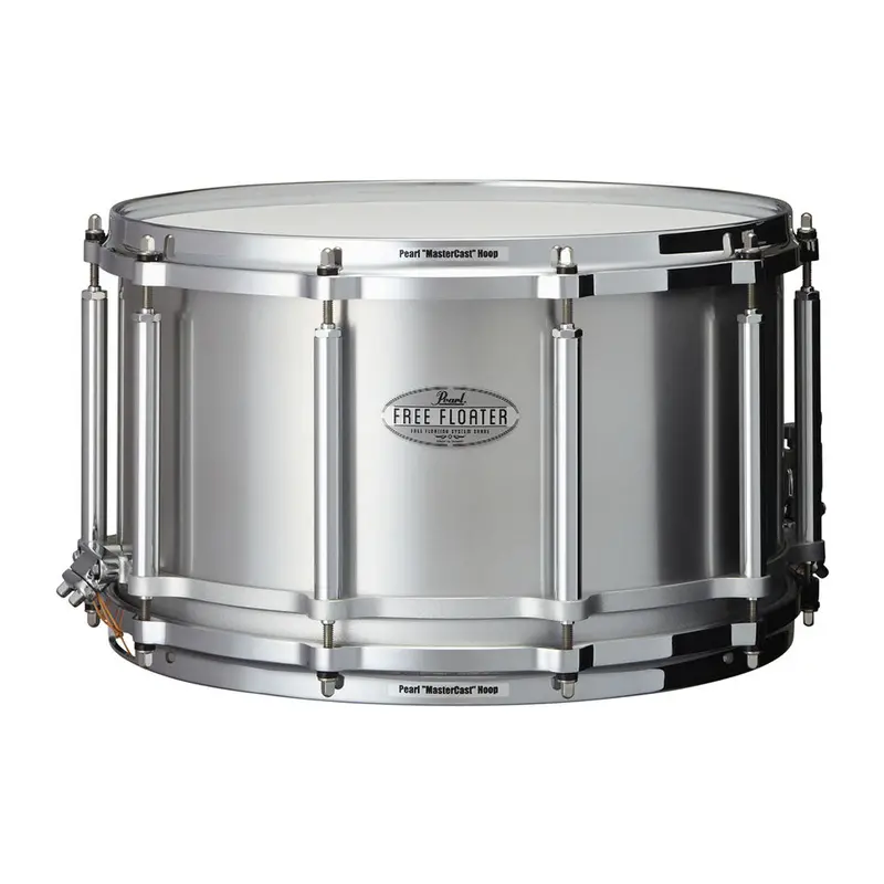 Pearl Free Floater 14" X 8" Seamless Aluminum Snare Drum 1