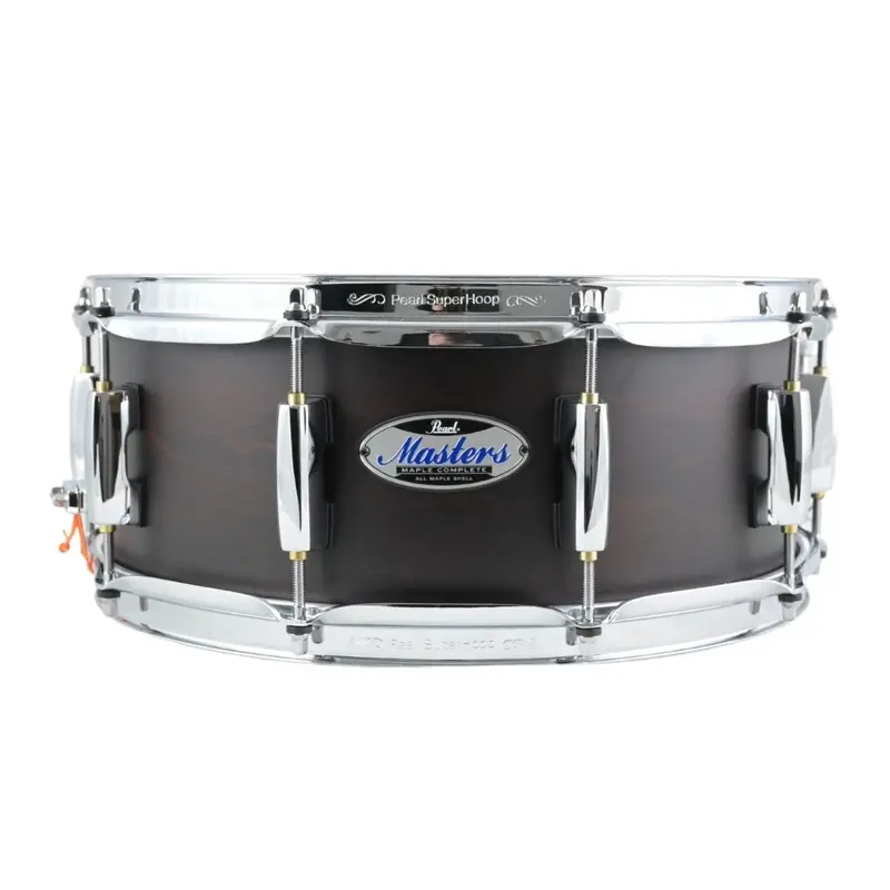 Pearl Masters Complete Snare Drum – 14" X 5.5", Antique Walnut Finish 1