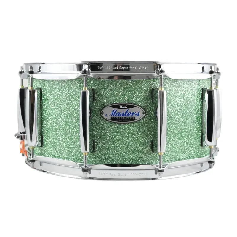 Pearl Masters Complete Snare Drum – 14" X 6.5", Absinthe Sparkle Finish 1