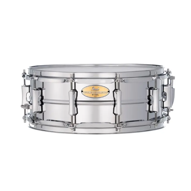 Pearl Primal Collective Snare Drum – 5.5" X 14", Brushed Steel Construction 1