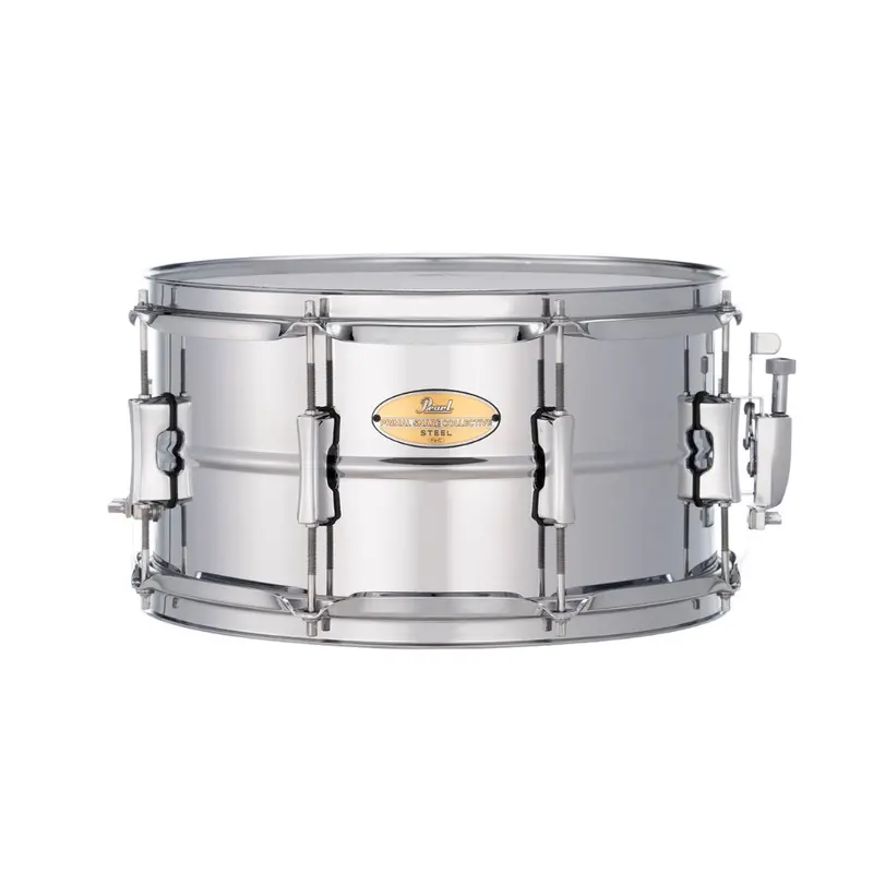 Pearl Primal Collective Snare Drum – 7" X 13", Brushed Steel Shell 1