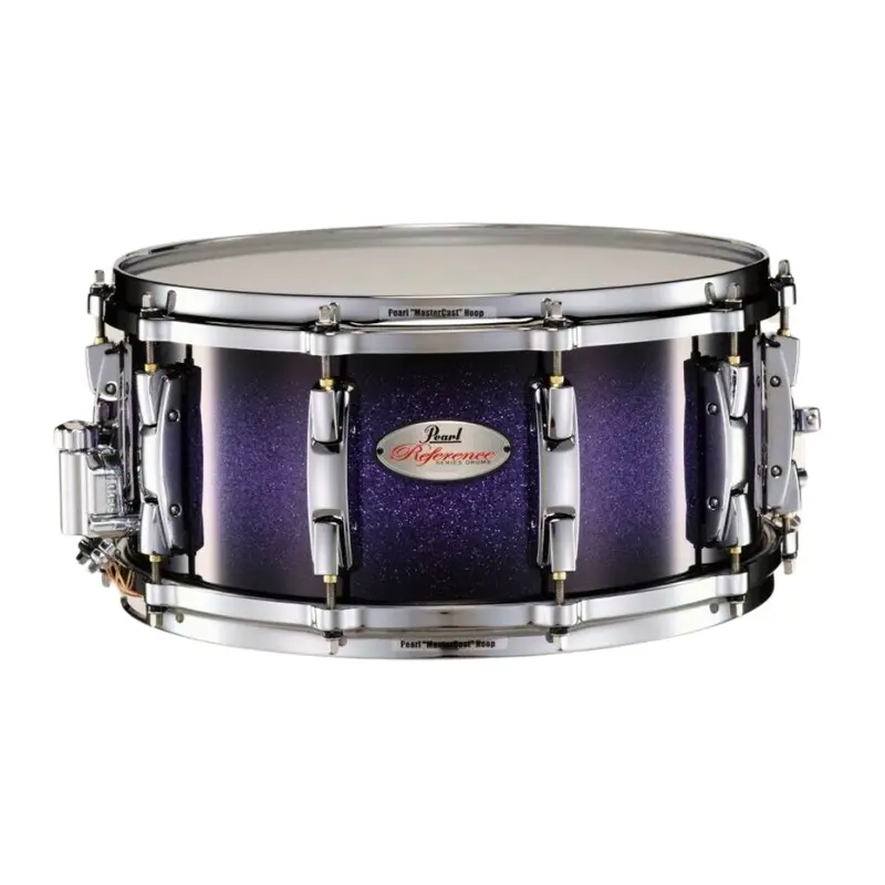 Pearl Reference Pure 14" X 6.5" Snare Drum With Black Nickel Hardware – Purple Craze Ii 1