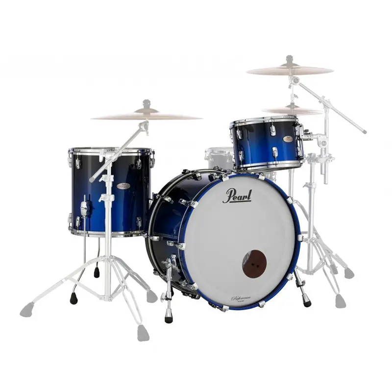 Pearl Reference Pure 4-Piece Drum Shell Pack In Ultra Blue Fade Finish 1