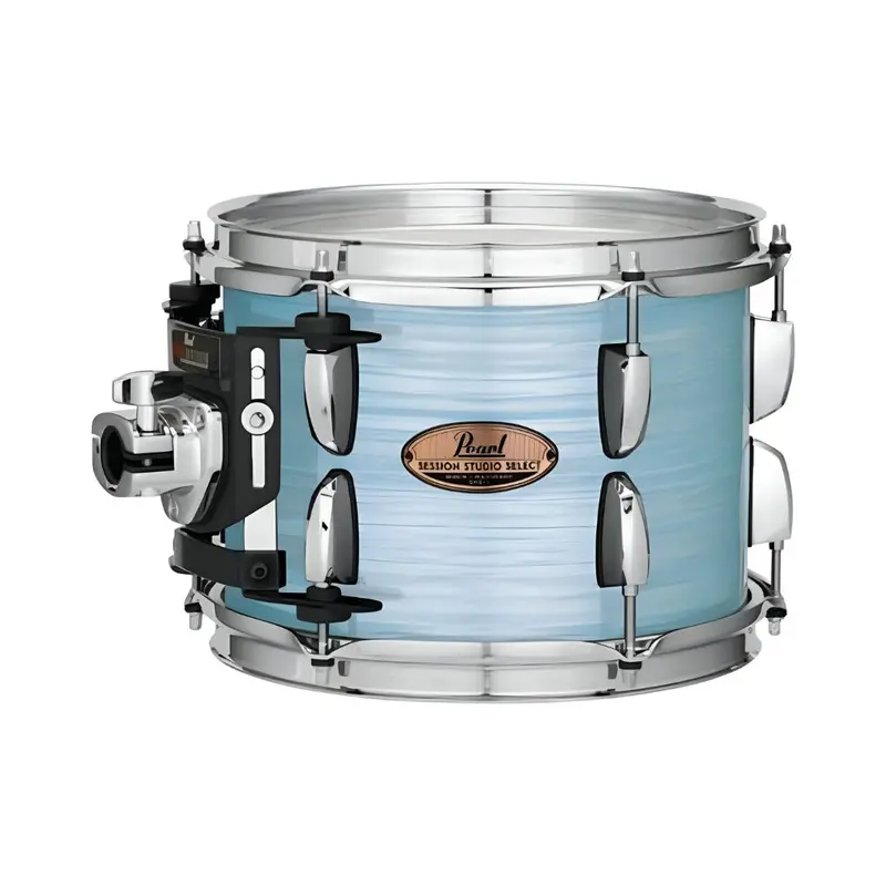 Pearl Studio Session 12X8" Add-On Tom – Ice Blue Oyster Wrap 1