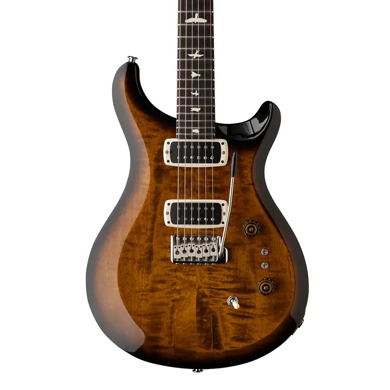 Prs S2 Custom 24/08 Electric Guitar In Black Amber Finish 1