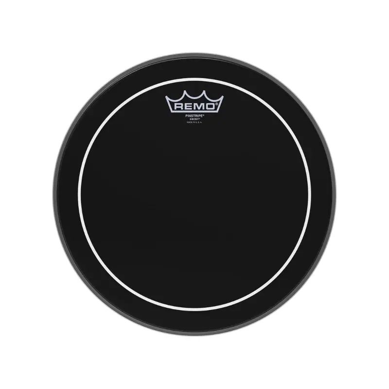Remo 15" Pinstripe Drum Head – Ebony Finish 1