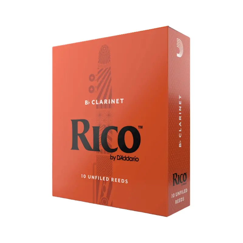 Rico By D'Addario Bb Clarinet Reeds – Strength 2.0, 10-Pack 1