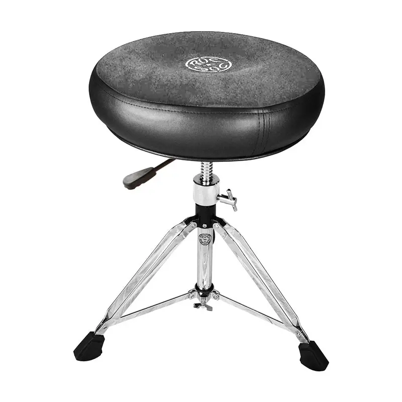 Roc-N-Soc Nitro Rider Drum Throne Featuring Grey Round Seat 1