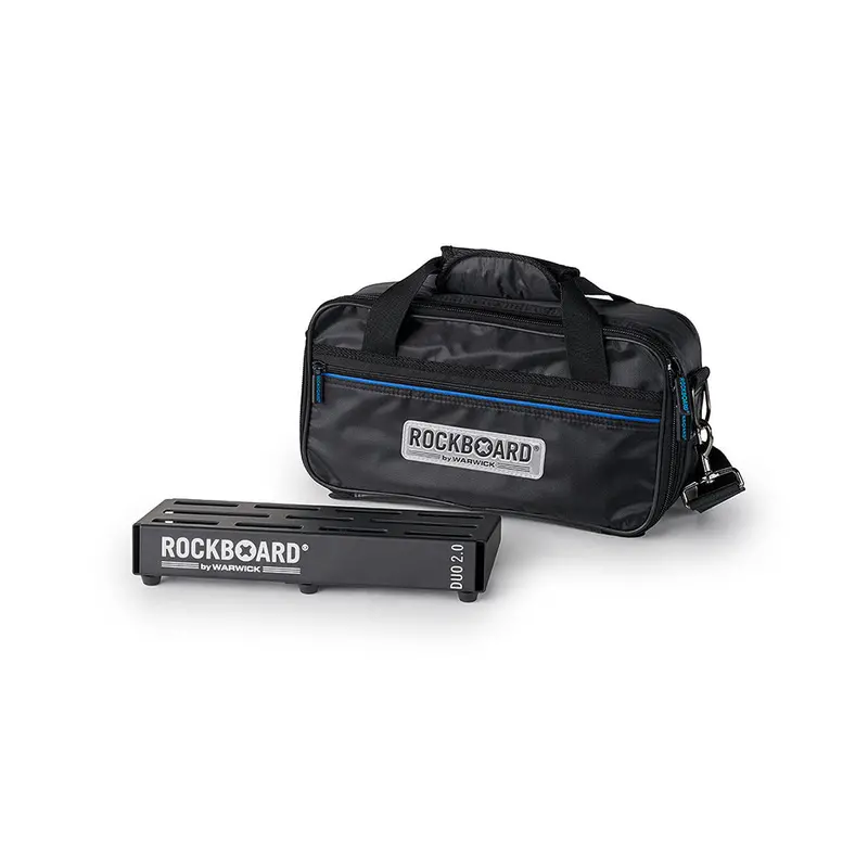 Rockboard Duo 2.0 Compact Pedalboard Featuring Carry Bag 1