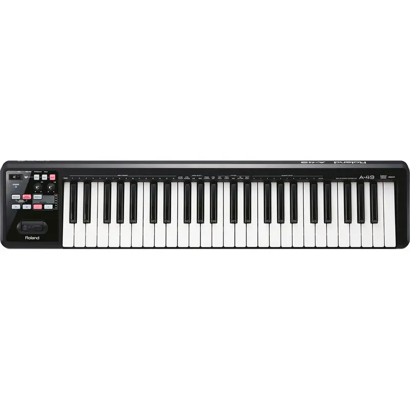 Roland A49Bk 49-Key Midi Keyboard Controller In Black 1