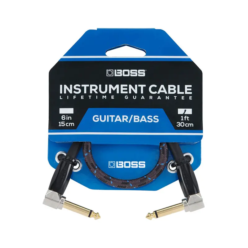 Roland Bic1Aa 1-Foot Angled-To-Angled Instrument Patch Cable 1