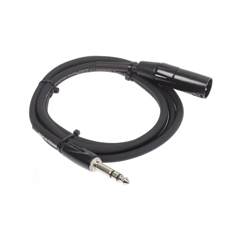 Roland Black Series Rcc5Trxm Trs To Xlrm Interconnect Cable (5 Ft) 1