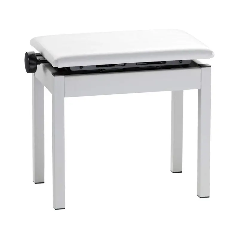 Roland Bnc-05 Adjustable Piano Bench — Sleek White Upholstered Design 1