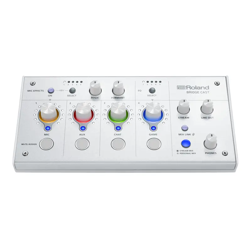 Roland Dual-Bus Gaming Mixer – Multi-Source Audio Control Hub 1