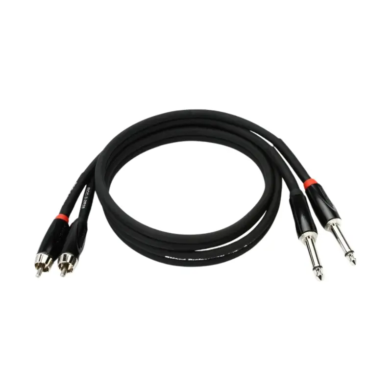 Roland Rcc-3-2R28 Black Series 5-Foot Balanced Interconnect Cable 1