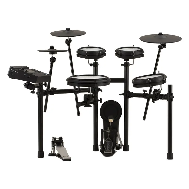 Roland Td-313 V-Drums 3-Piece Electronic Drum Kit With Dw Double Bass Pedal Bonus 1