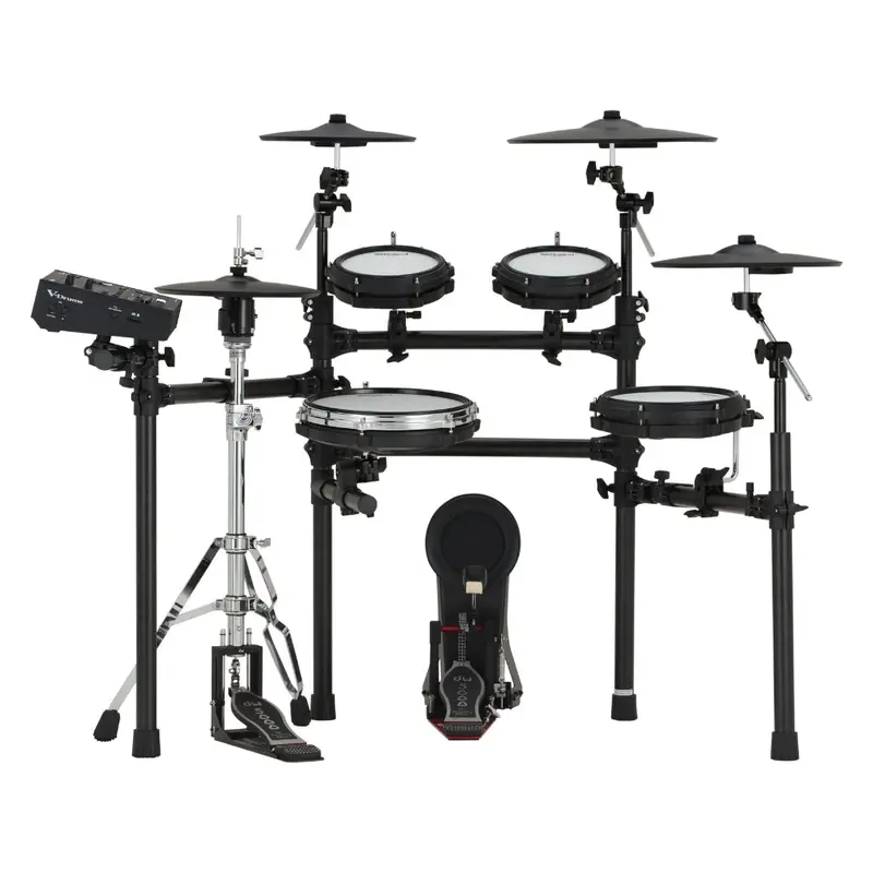 Roland Td-513 V-Drums 5-Series Electronic Drum Kit + Dw Dwcp3002 Double Bass Pedal Bundle 1