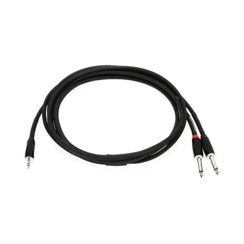 Roland Trs 3.5Mm To Dual 6.35Mm Ts Interconnect Cable – 10 Feet 1
