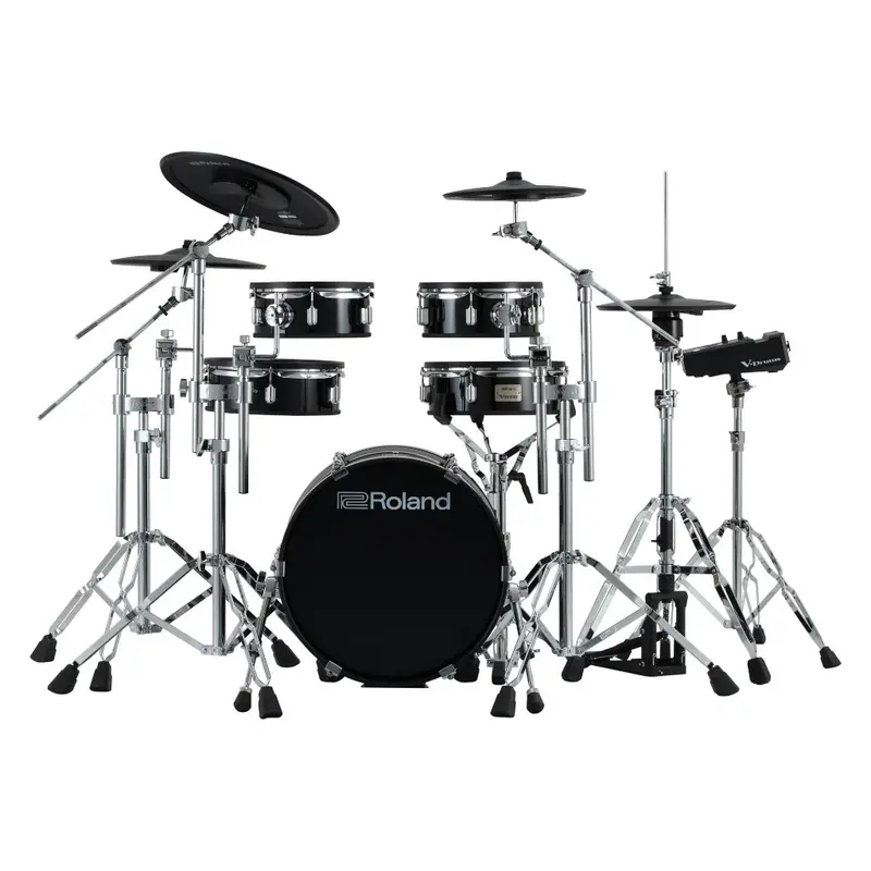Roland Vad-316 Acoustic-Style 5-Piece V-Drums Kit With Dw Double Bass Pedal Bonus 1
