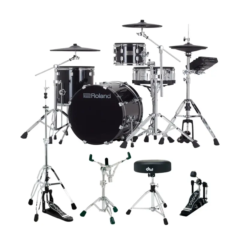 Roland Vad504S V-Drums Electronic Kit With Dw Hardware Bundle 1
