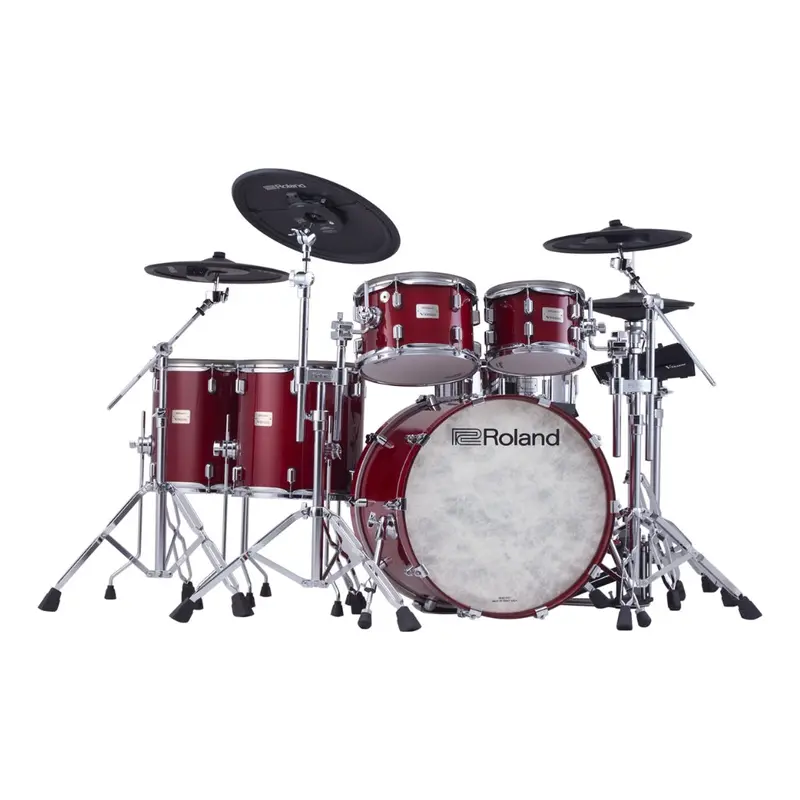 Roland Vad716Gcs V-Drums Acoustic-Style Kit – Gloss Cherry Finish 1