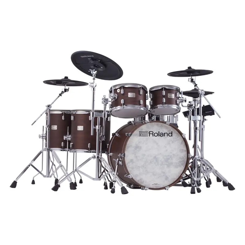 Roland Vad716Sws V-Drums Acoustic-Style Kit – Satin Walnut Finish 1