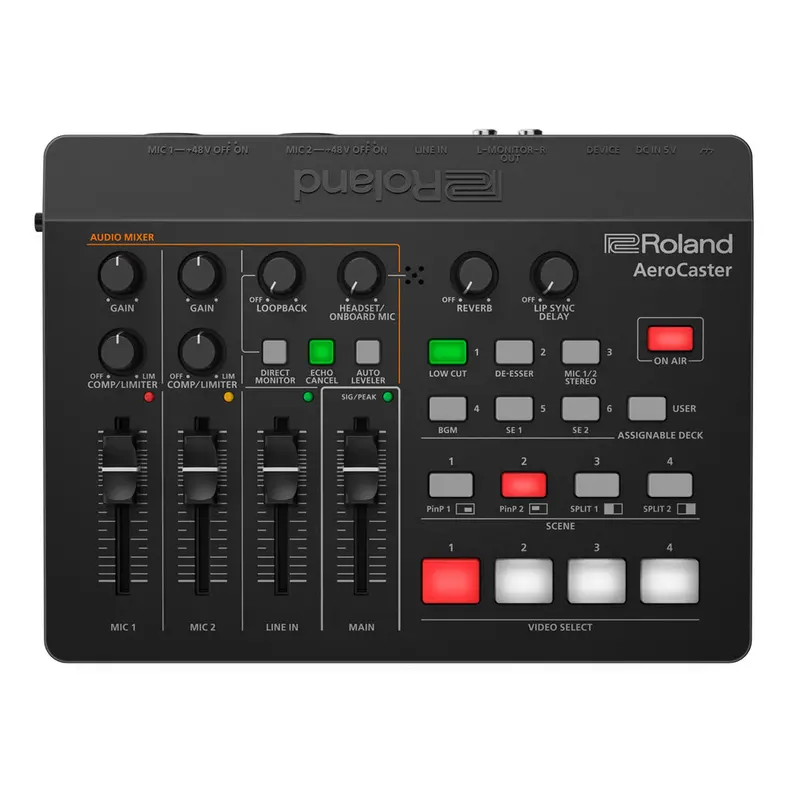Roland Vrc-01 Aerocaster Wireless Live Production System For Streamers 1