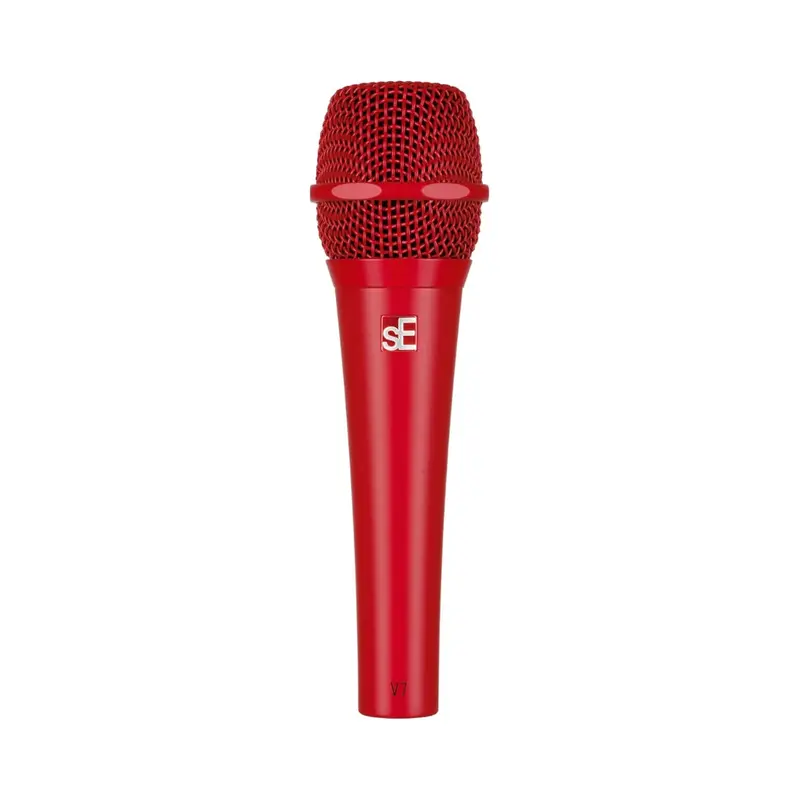 Se Electronics V7 Supercardioid Dynamic Vocal Microphone – Red 1