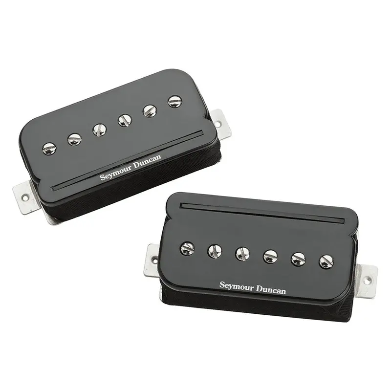 Seymour Duncan Shr-1S P-Rails Pickup Set – Black Cover 1