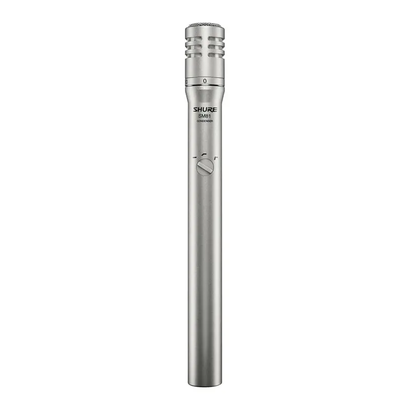 Shure Sm81-Lc Cardioid Condenser Microphone For Studio Instrument Recording 1