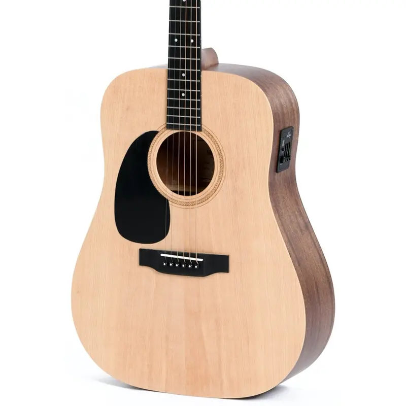 Sigma Dmel Se Series Left-Handed Dreadnought – Spruce Top, Mahogany Back/Sides, Built-In Eq 1