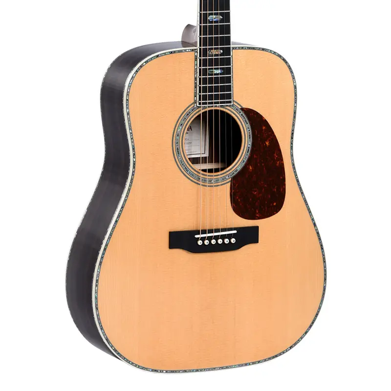 Sigma Dt45 Dreadnought Acoustic Guitar – Pearl Inlay Detailing 1