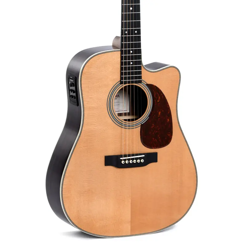 Sigma Dtc-28He All-Mahogany Dreadnought Acoustic Guitar 1