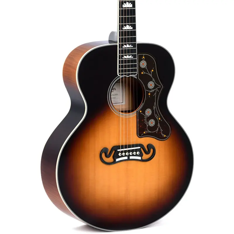 Sigma Gja-Sg200 Jumbo-Body Acoustic Guitar In Sunburst 1