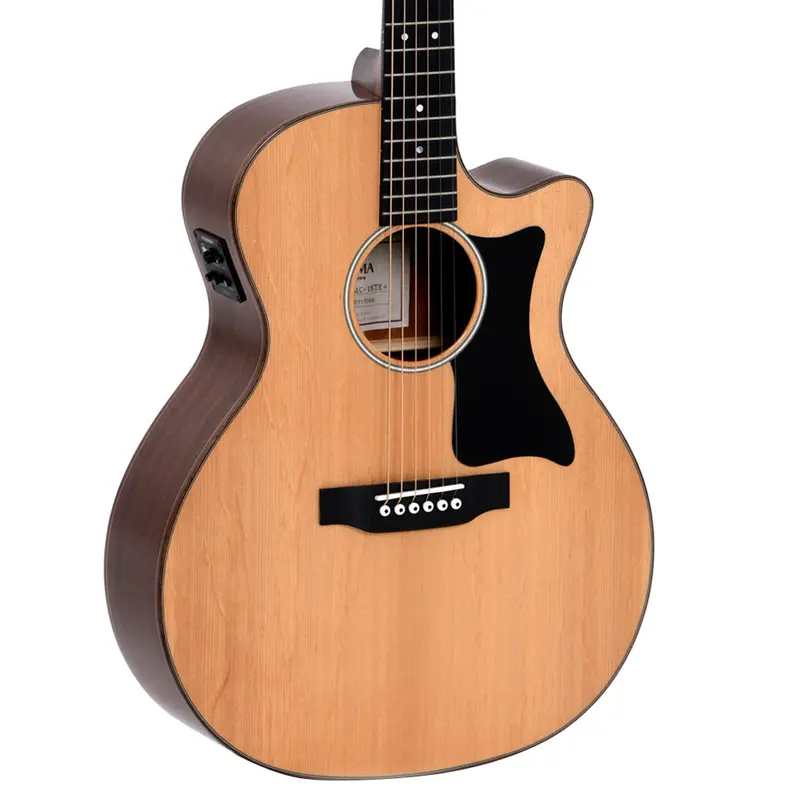 Sigma Gmc-1E Grand Auditorium-Body Acoustic-Electric Guitar 1