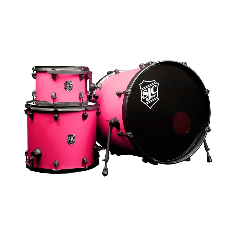 Sjc Pathfinder Series 3-Piece Shell Pack – Mad Magenta 1