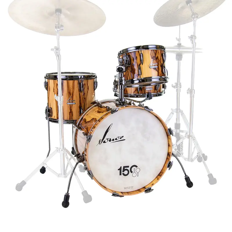 Sonor 150Th Anniversary Vintage Craftsman Shell Pack – 3-Piece In African Marble Finish 1