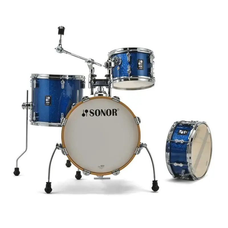 Sonor Aqx Jungle Drum Set – Blue Ocean Sparkle Finish 1