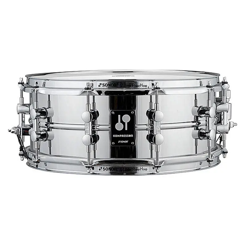 Sonor Kompressor 14X5.75-Inch Chrome-Plated Steel Snare Drum 1