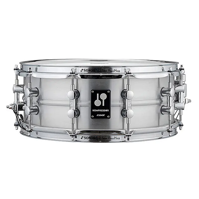 Sonor Kompressor 14X5.75-Inch Polished Aluminum Snare Drum 1