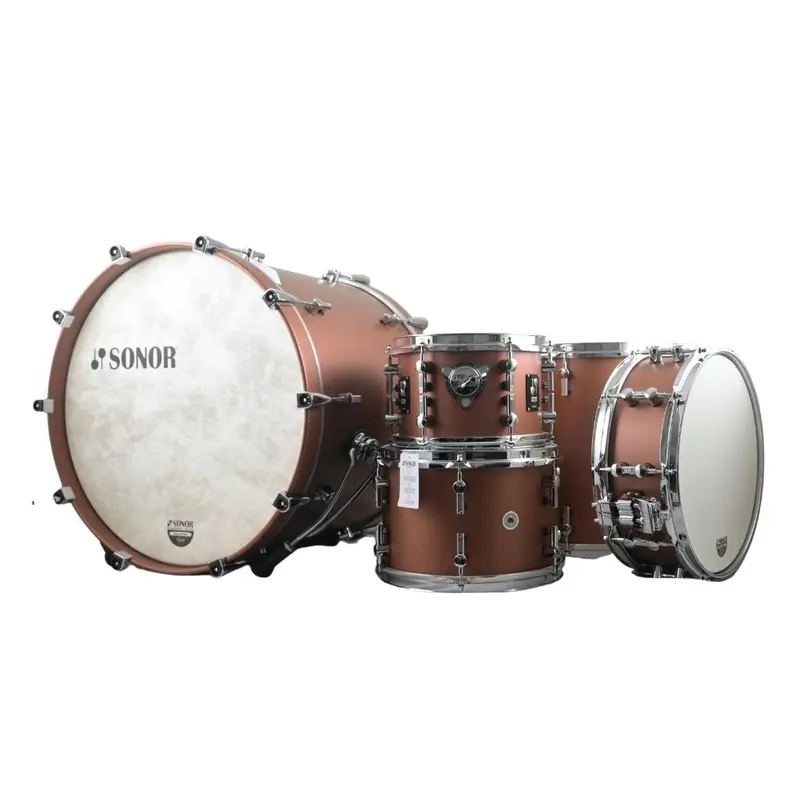 Sonor Sq1 Series 5-Piece Shell Pack – 22", Satin Copper Brown 1