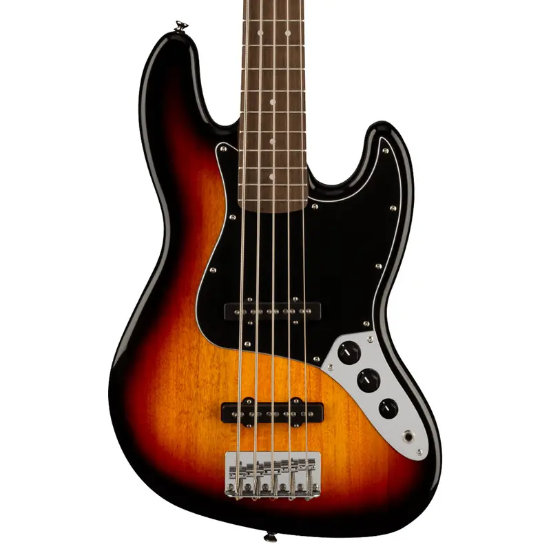 Squier Affinity Jazz Bass V – 3-Color Sunburst With Black Pickguard & Laurel Fingerboard 1