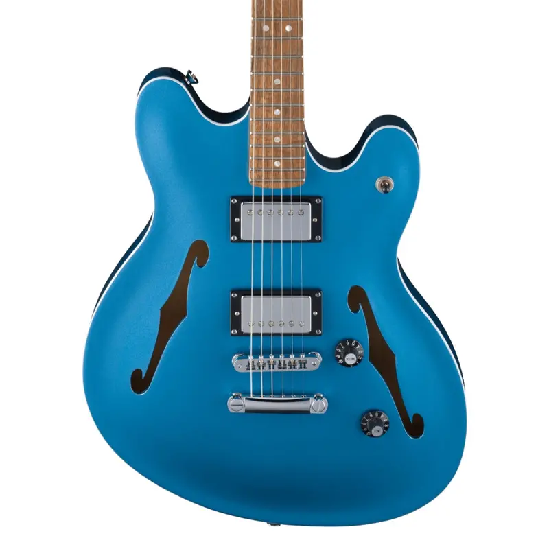 Squier Affinity Series Starcaster Deluxe Limited Edition In Lake Placid Blue 1