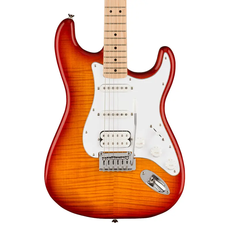 Squier Affinity Stratocaster Fmt Hss – Sienna Sunburst Electric Guitar 1