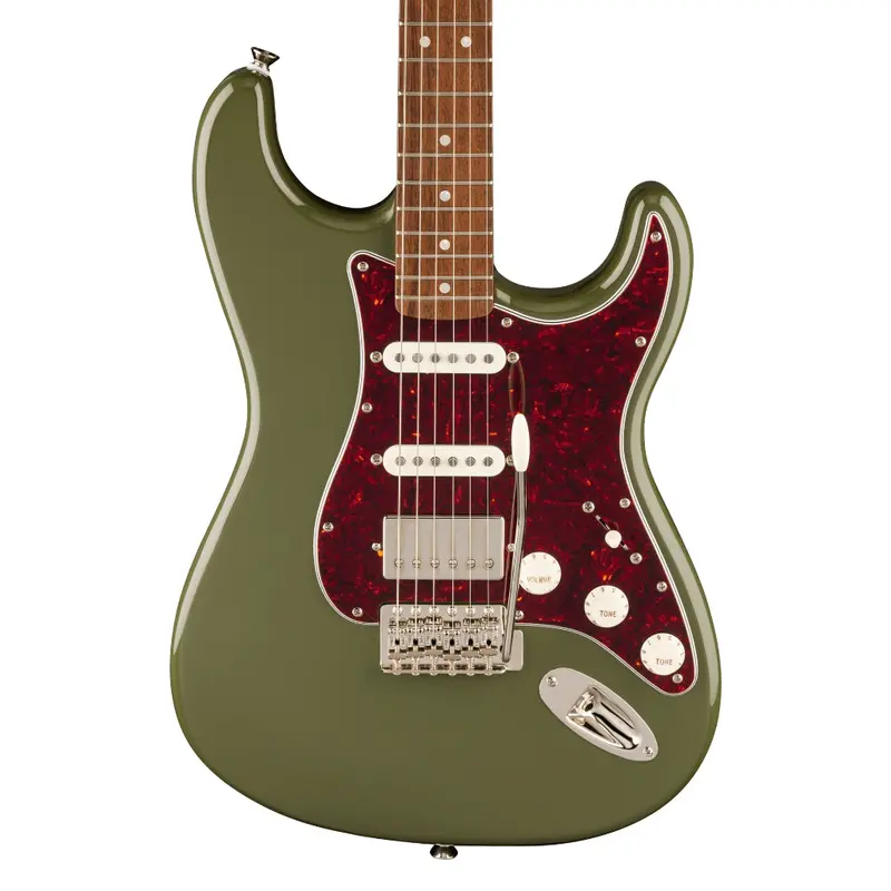 Squier Classic Vibe '60S Hss Stratocaster – Antique Olive, Laurel Fingerboard (Fsr Edition) 1