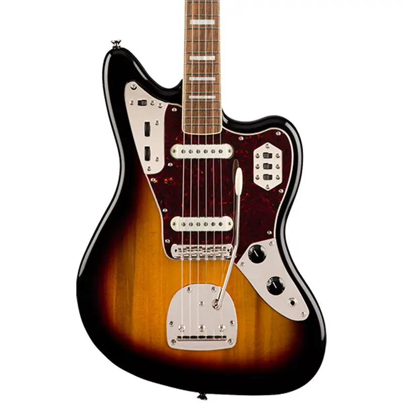 Squier Classic Vibe ’70S Jaguar – 3-Color Sunburst With Laurel Fingerboard 1