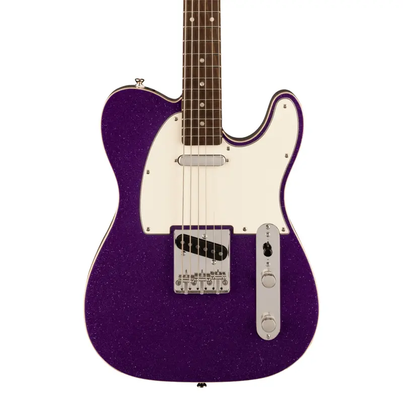 Squier Classic Vibe Baritone Telecaster – Purple Sparkle, Laurel Fingerboard 1