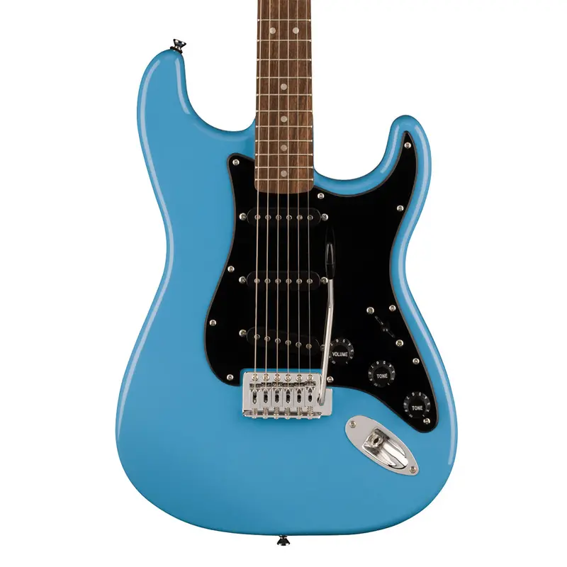 Squier Sonic Stratocaster Electric Guitar – California Blue Metallic Finish 1